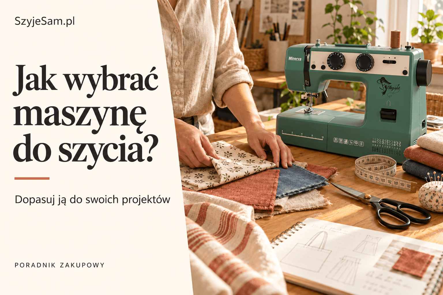 Minerva Elegant w domowej pracowni - poradnik jak wybrać maszynę do szycia