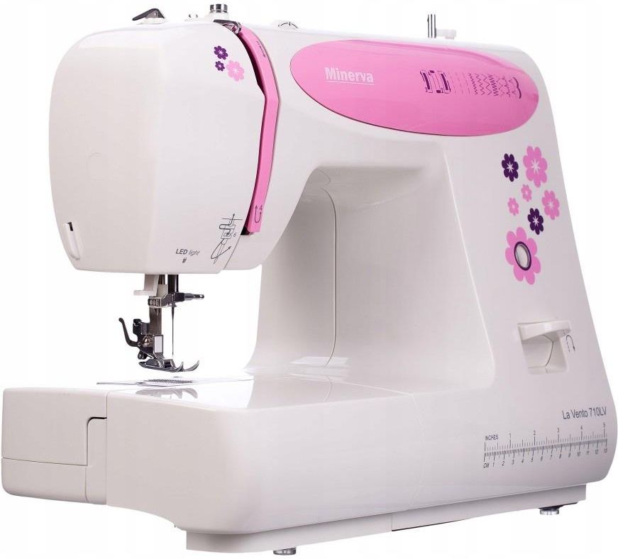 Maszyna do szycia Minerva La Vento 710LV Różowa - zdjęcie 3
