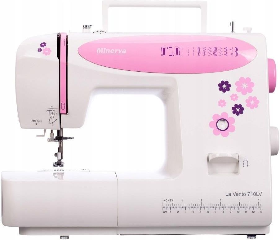 Maszyna do szycia Minerva La Vento 710LV Różowa - zdjęcie 2