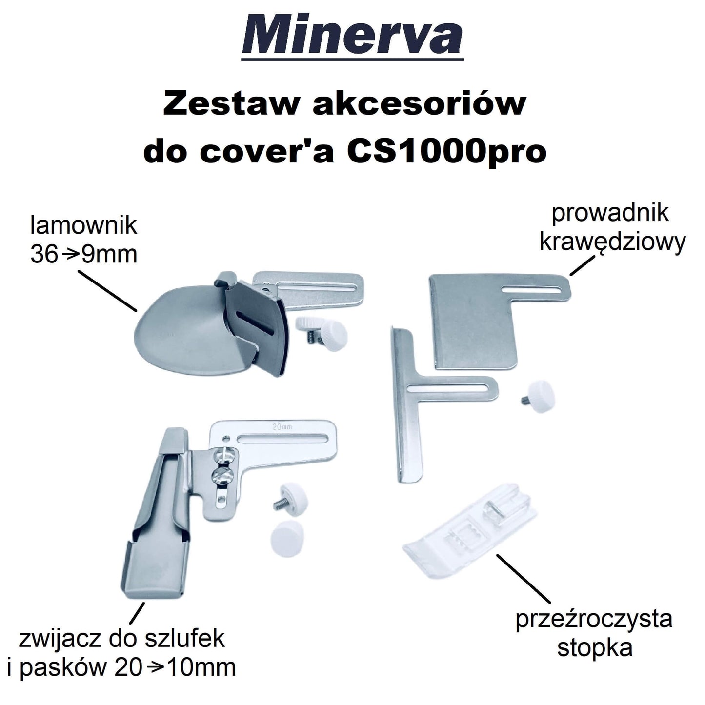 Zestaw akcesoriów do cover Minerva CS1000pro