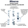 Zestaw 5 stopek do owerloka Minerva M840ds i ML3345