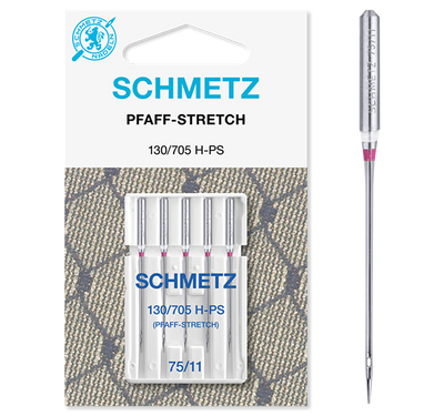 Igły półpłaskie Schmetz 130/705 H-PS VMS 75 Pfaff stretch 5 szt.