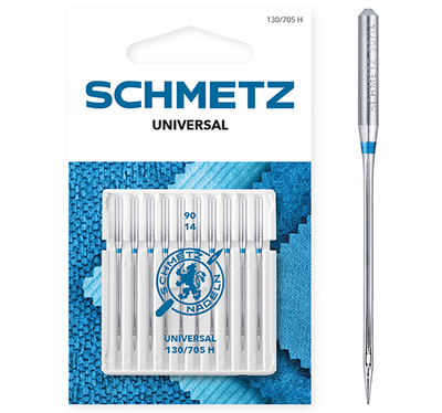 Igły półpłaskie Schmetz 130/705 H XDS 90 uniwersalne 10 szt.