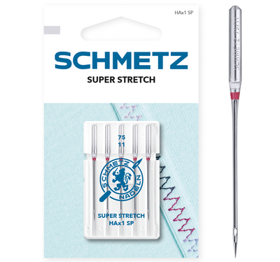 Igły półpłaskie Schmetz HAX1 SP VMS 75 SUPER Stretch 5 szt.