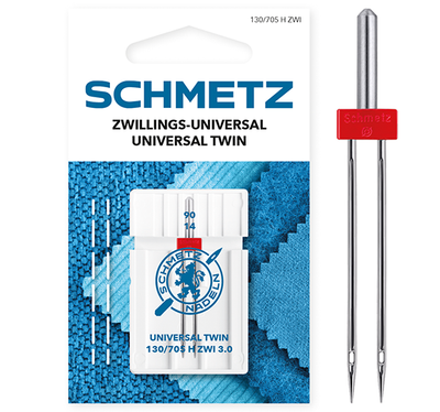 Igła podwójna półpłaska Schmetz 130/705 H ZWI 3.0 SDS uniwersalna