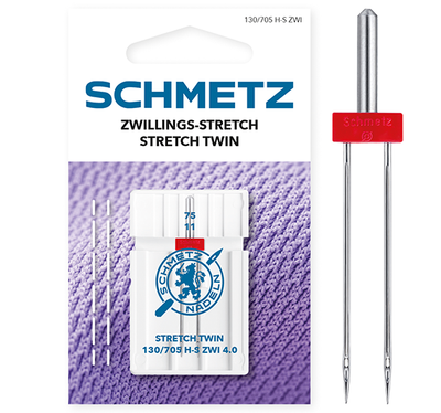 Igła podwójna półpłaska Schmetz 130/705 H-S ZWI 4.0 SMS stretch
