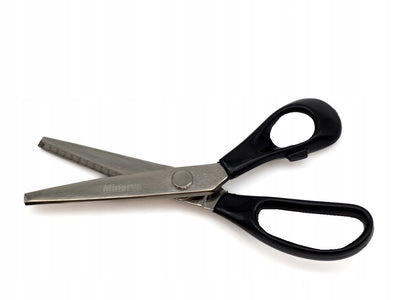 Profesjonalne nożyczki krawieckie zygzak ząbkowane MINERVA M540MN/8 zig-zag