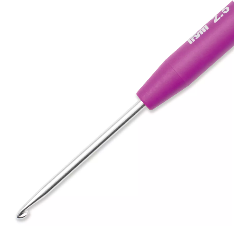 Szydełko aluminiowe Prym 2,5 mm z miękkim uchwytem