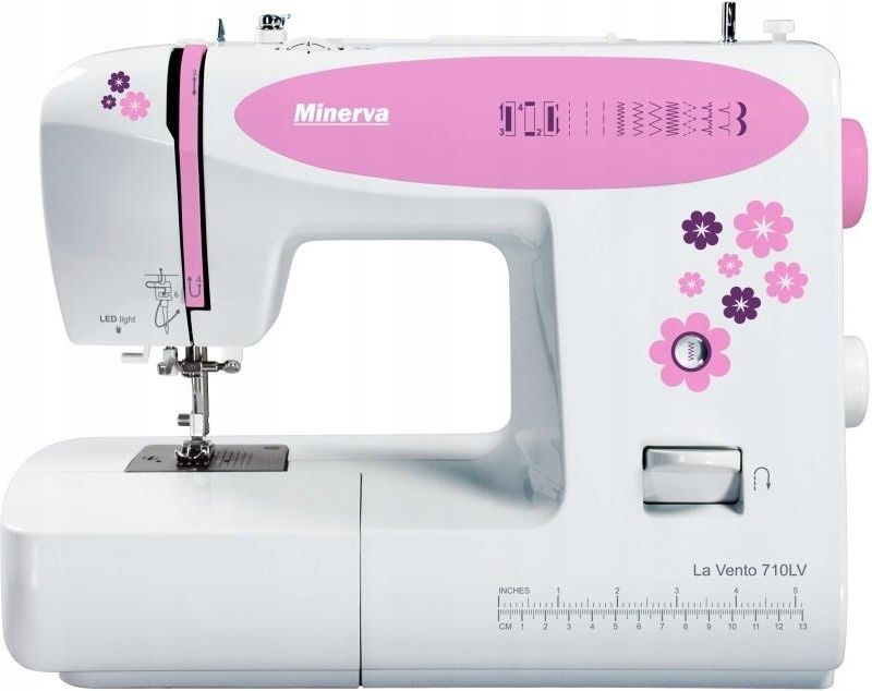Maszyna do szycia Minerva La Vento 710LV Różowa