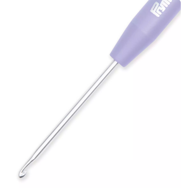 Szydełko aluminiowe Prym 2 mm z miękkim uchwytem
